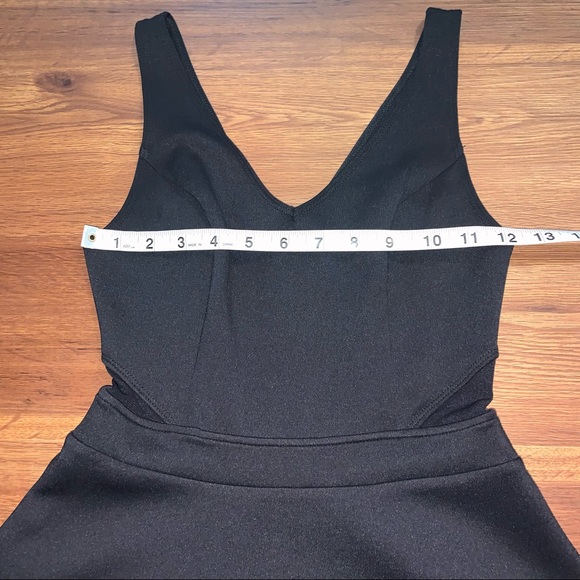 Abercrombie & Fitch Black Fit and Flare Dress Size XS - Picture 3 of 8